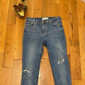 🎀 FREE PEOPLE Women's Blue Jeans SZ W27
